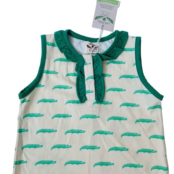 NWT The Oaks Apparel 2Y Girls Gator Dress - Picture 2 of 4